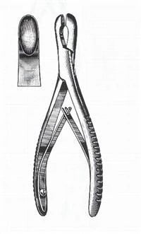 Luer Rongeur, Straight, Stainless Steel