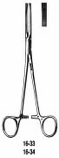 Allis Tissue Forceps, Straight, 7-1/2", Stainless Steel, Each