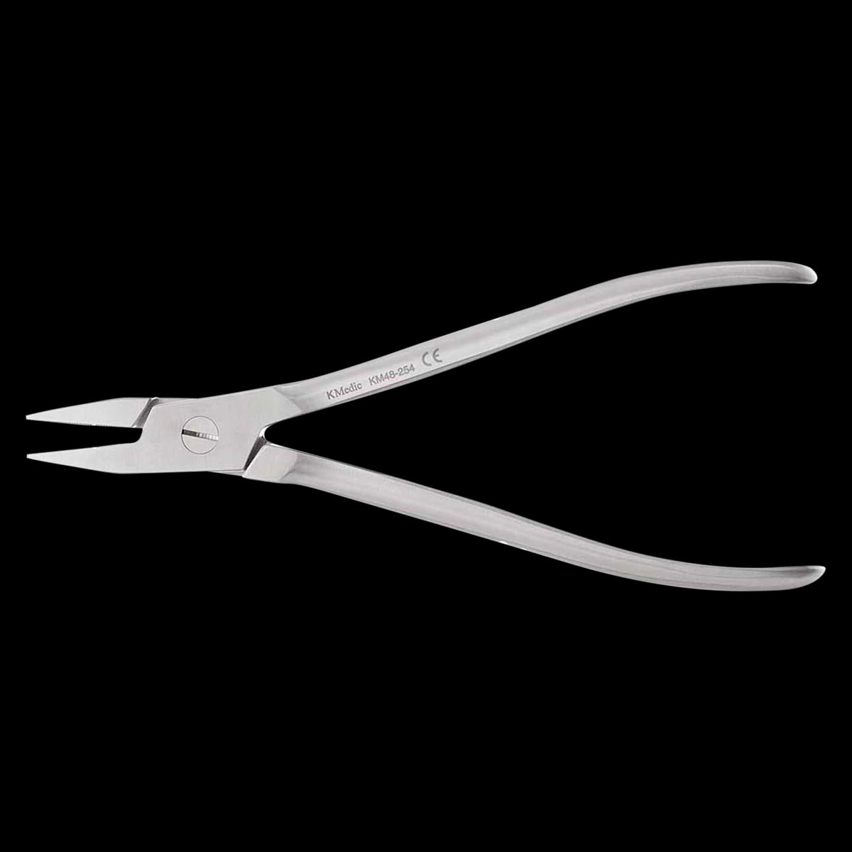 Kmedic Flat Nose/K-Wire Pliers, 6-3/4" Stainless Steel, Each
