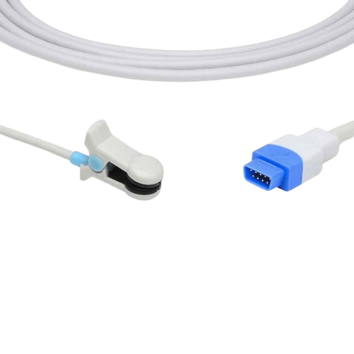 Datex-Ohmeda TruSignal Ear Clip SpO2 Sensor, Adult, Each