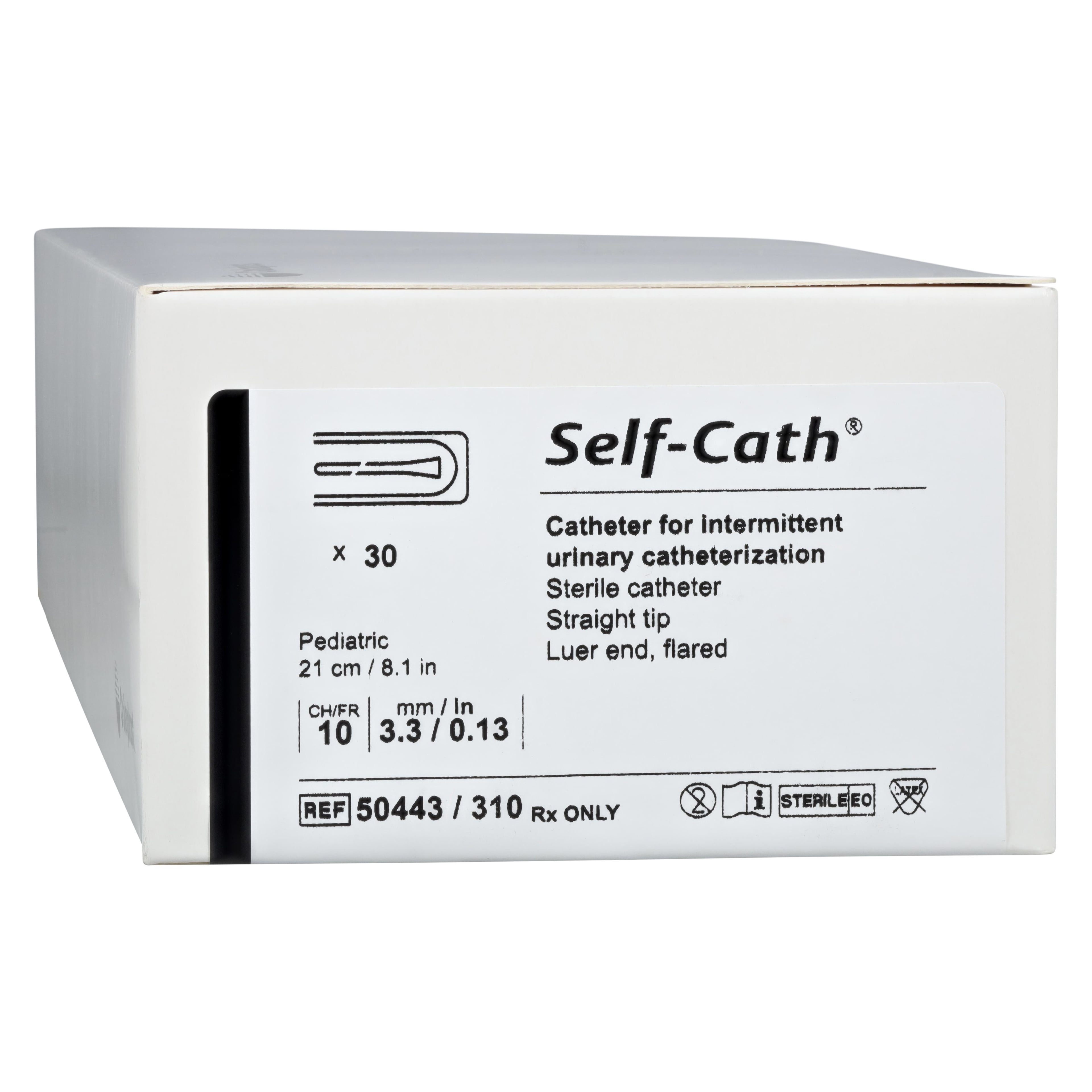 Coloplast Mentor Self-Cath Intermittent Catheter, Straight Tip, PVC, 10FR, Pediatric