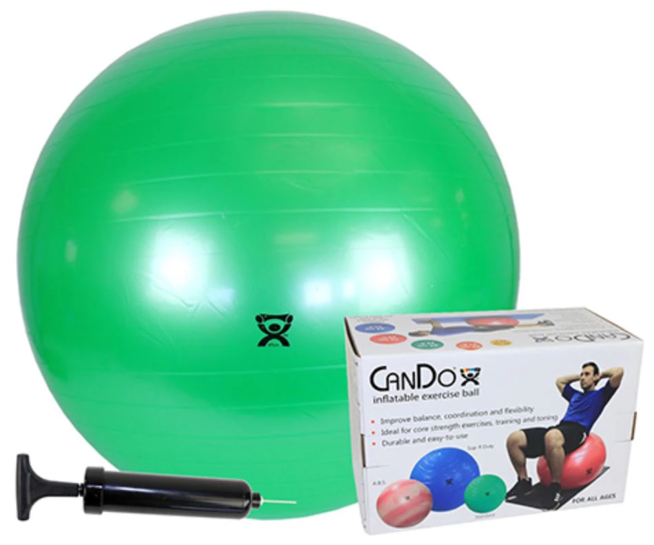 CanDo Exercise Ball, PVC, 26" Diameter, Green