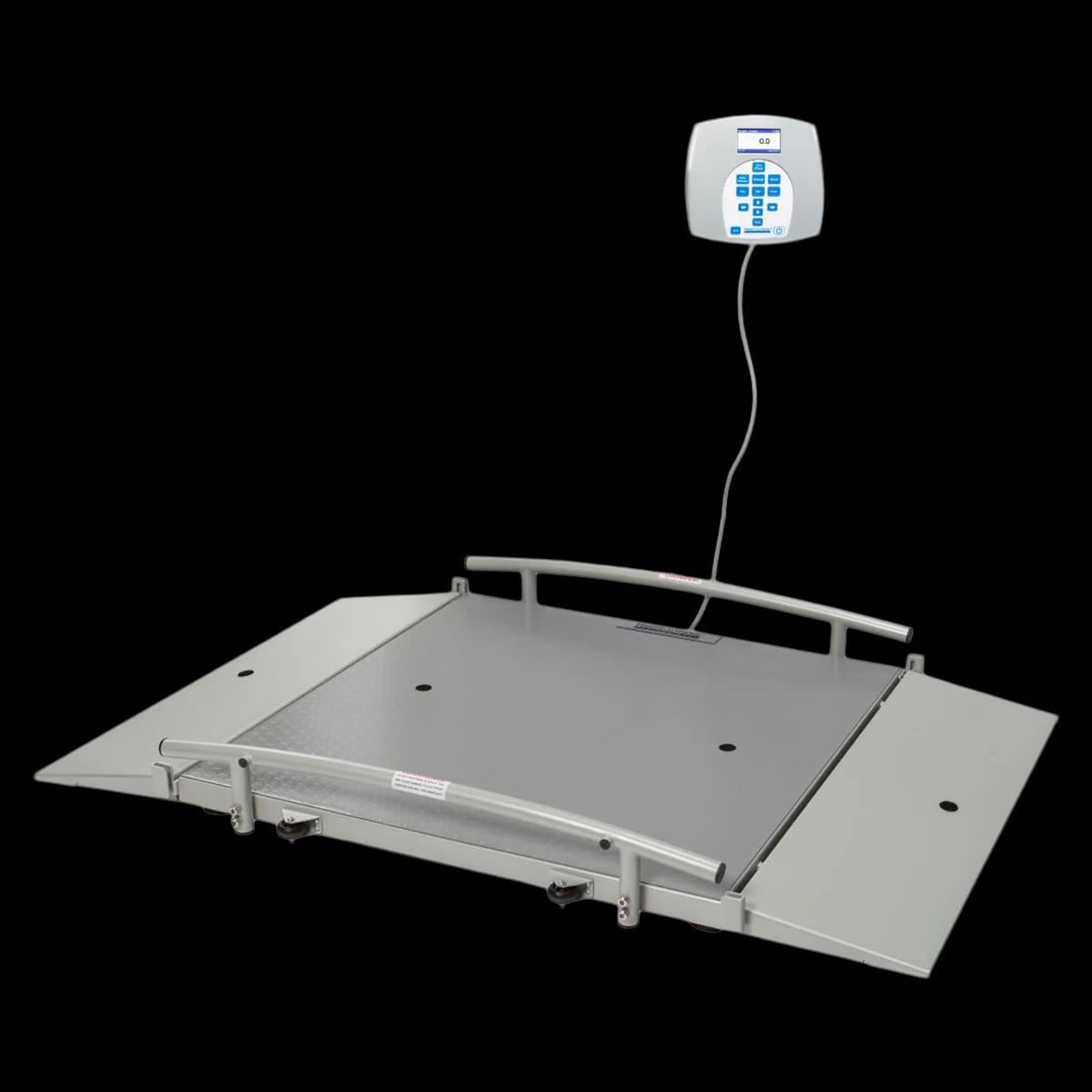 Healthometer Wheelchair Scale, Digital, 1000 lb Capacity, Mobile Platform