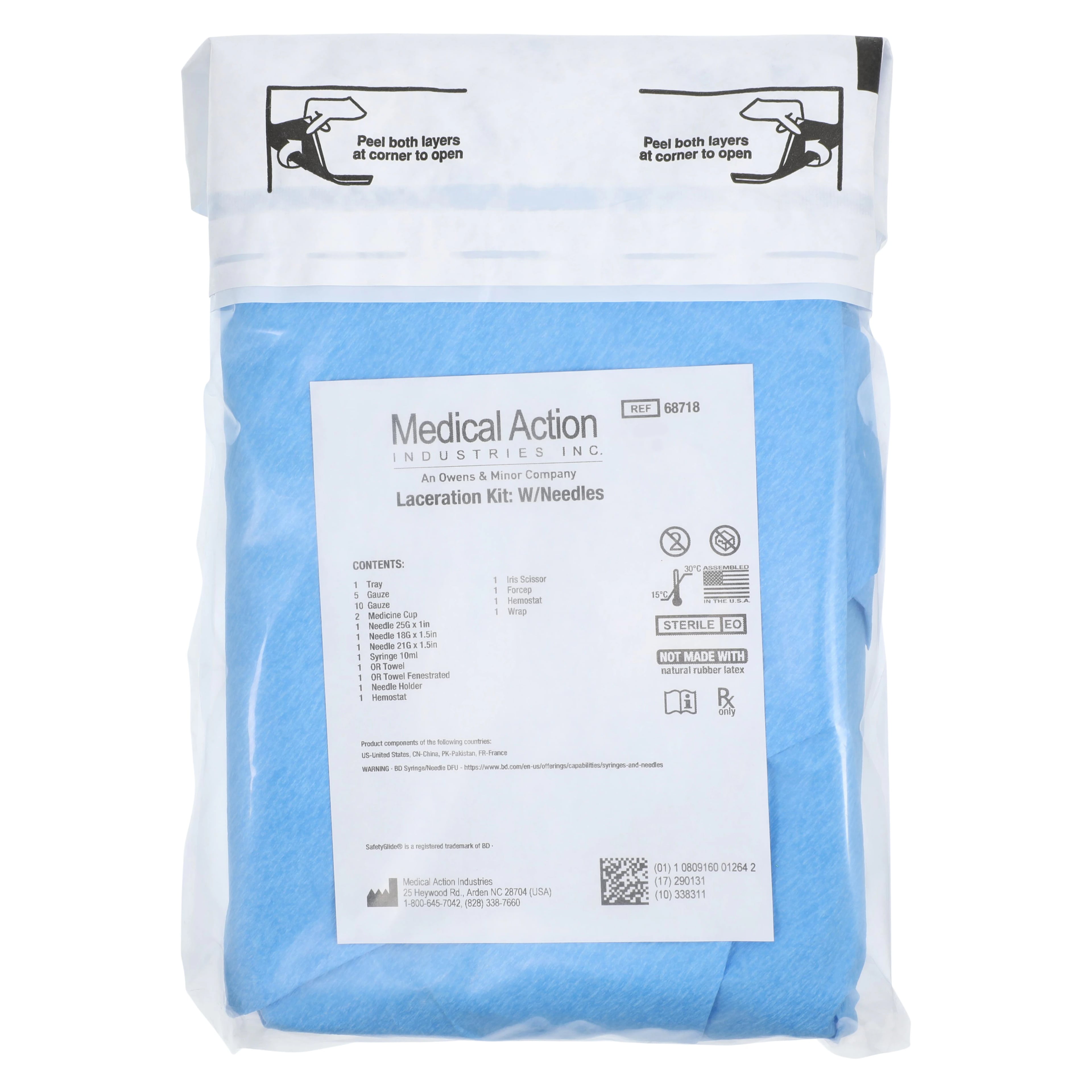 Medical Action Industries Laceration Kit (Tray)