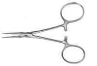 Hartman-Mosquito Hemostatic Forcep, Artery, Curved, 1x2, 4", Stainless Steel, Each