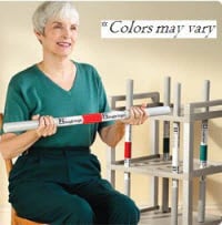 Sammons Preston Rehab Weight Bar, 5 lb, Dark Green/Gray