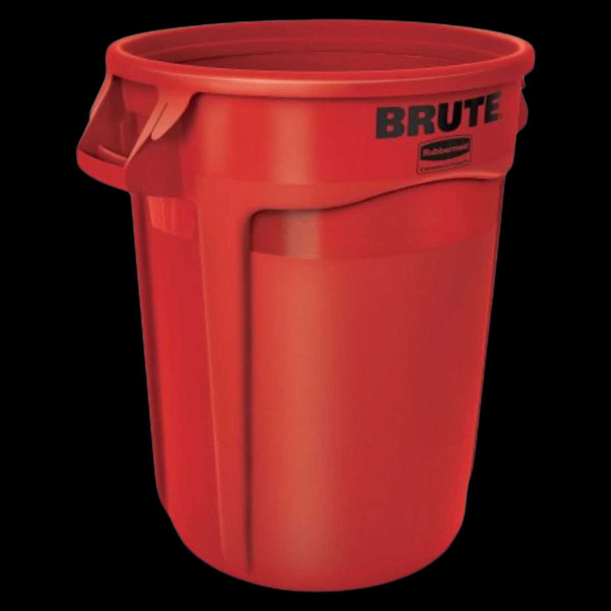 Rubbermaid Brute Container without Lid, 32 Gallon, Vented, 6/Case