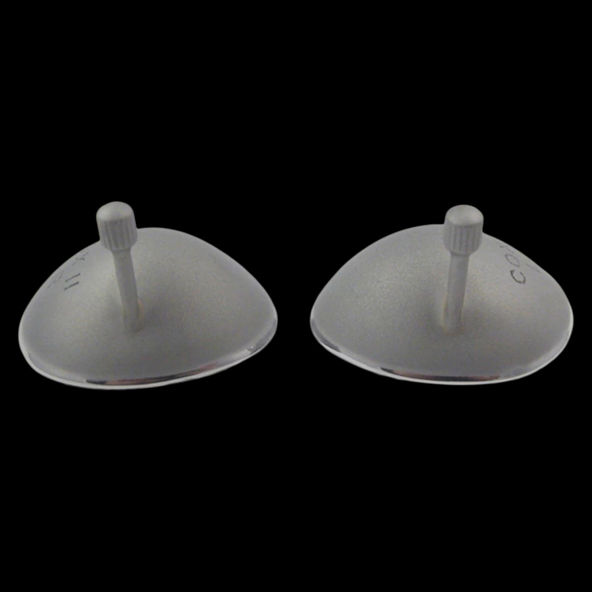 Cox IIH Small Single Eye Shield, Silver, 24x21mm