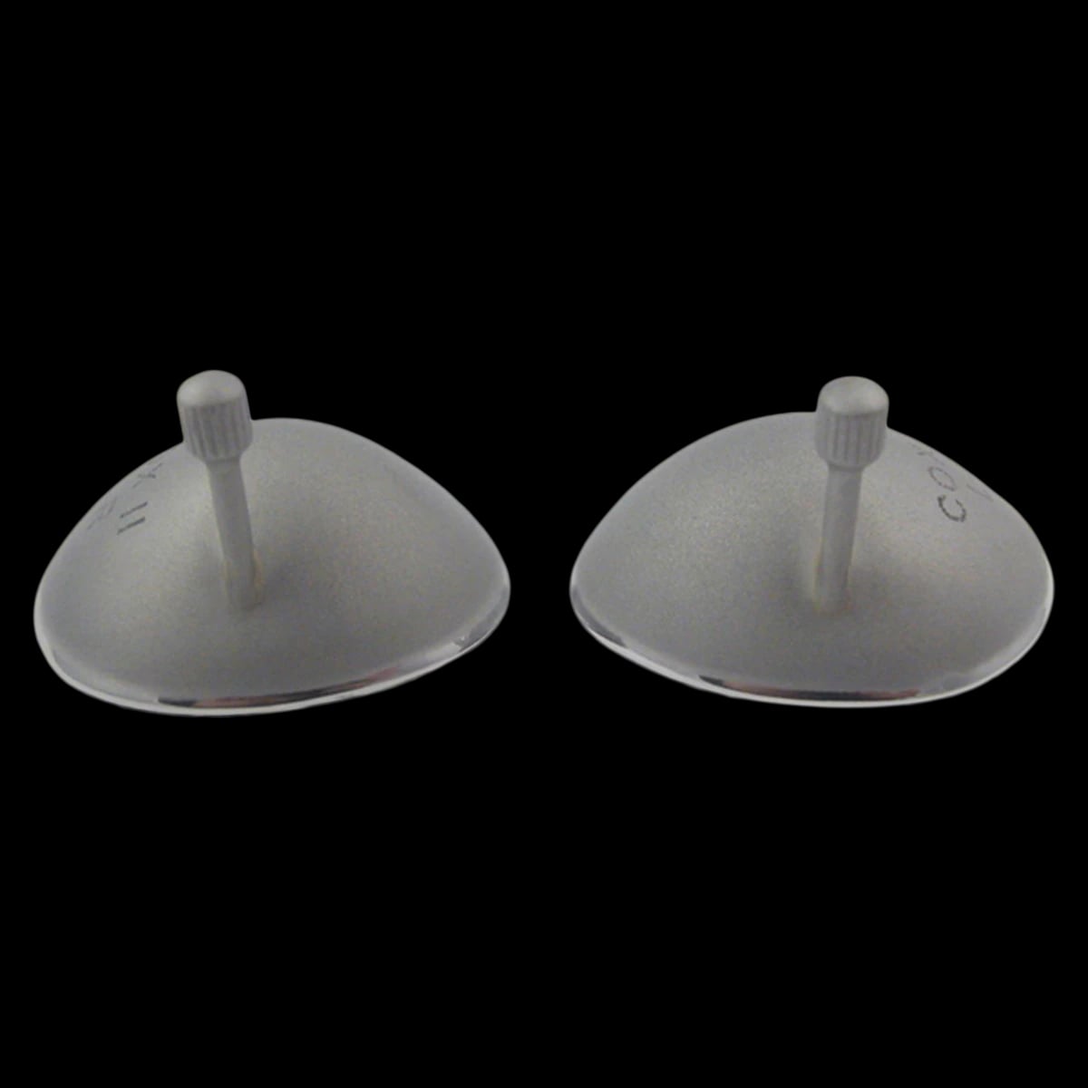 Cox IIH Small Single Eye Shield, Silver, 24x21mm