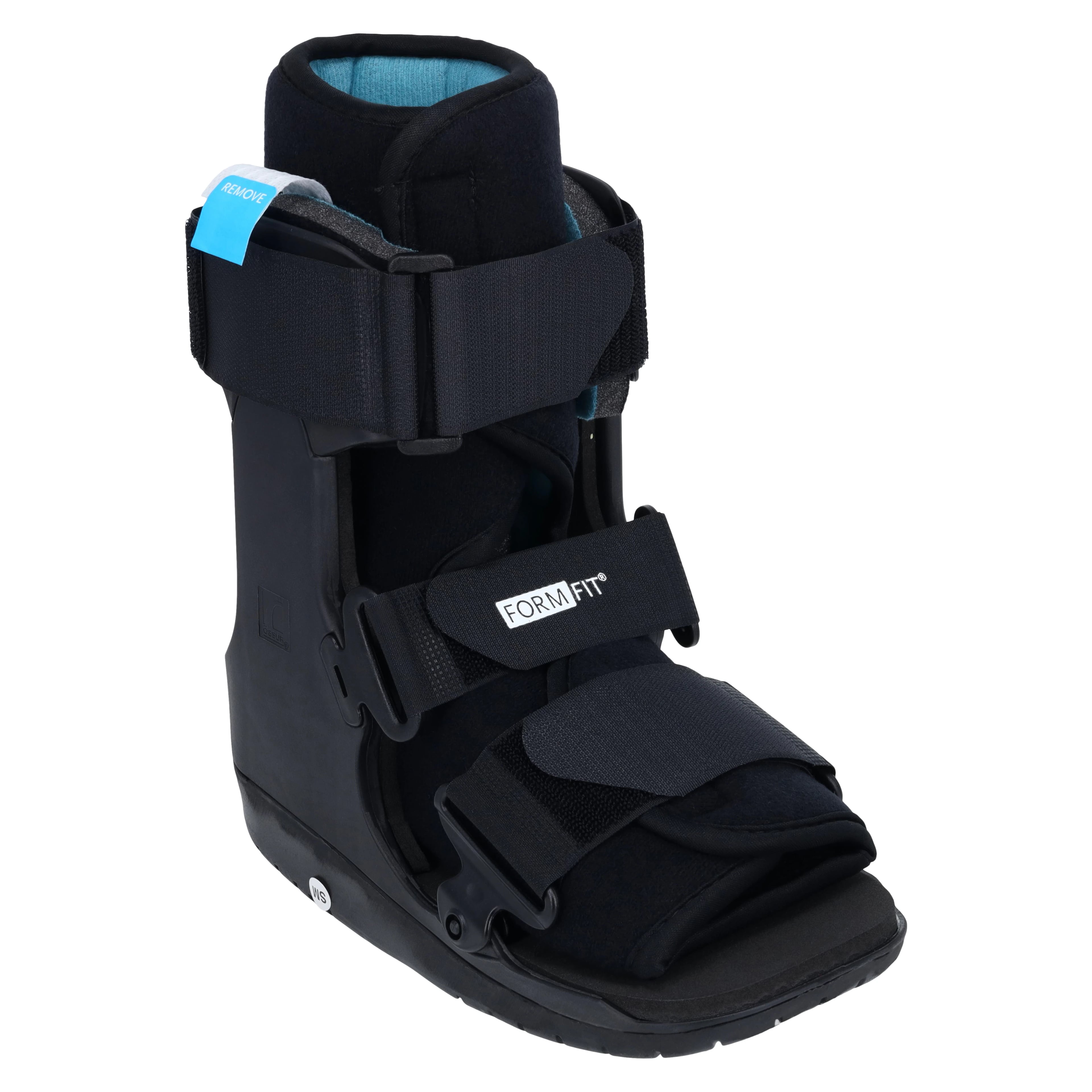 Ossur Formfit Walker Leg/Ankle/Foot Brace, Low Top, Adult, Small (Men 4.5-7 / Women 6-8), Breathable Material, Left/Right