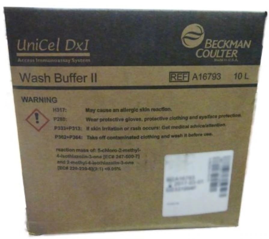 Beckman Coulter UniCel DXI Wash Buffer II, 10L Bottle, 1/Box