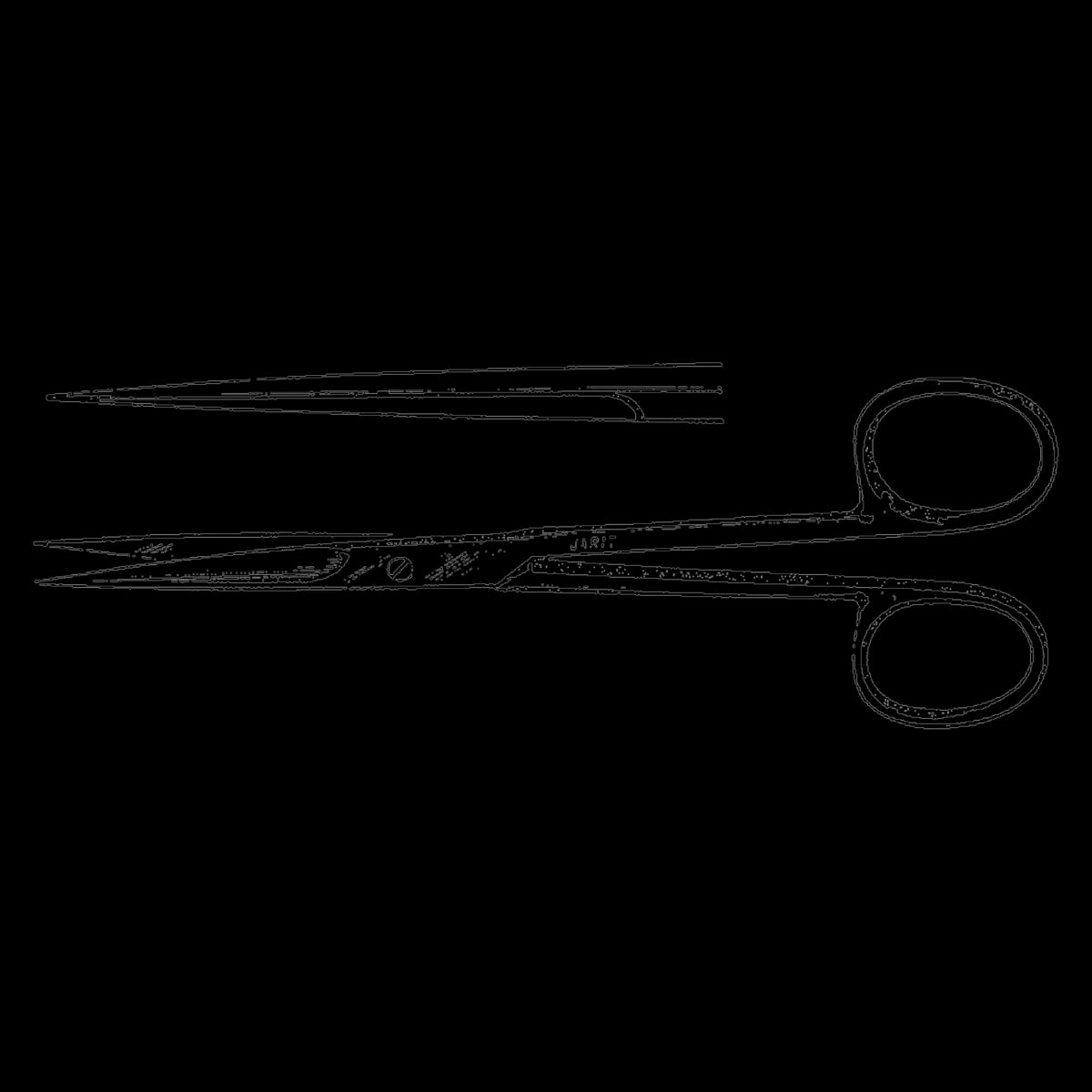 Deaver Operating Scissors, Straight, 5.5" (5-1/2"), Stainless Steel, Each