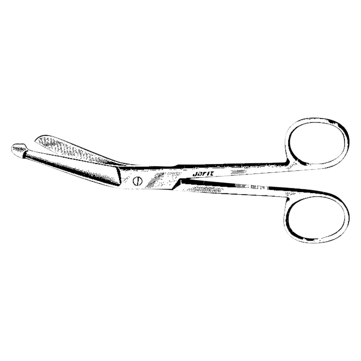 Lister Bandage Scissors, Angled, 8" Stainless Steel, Each