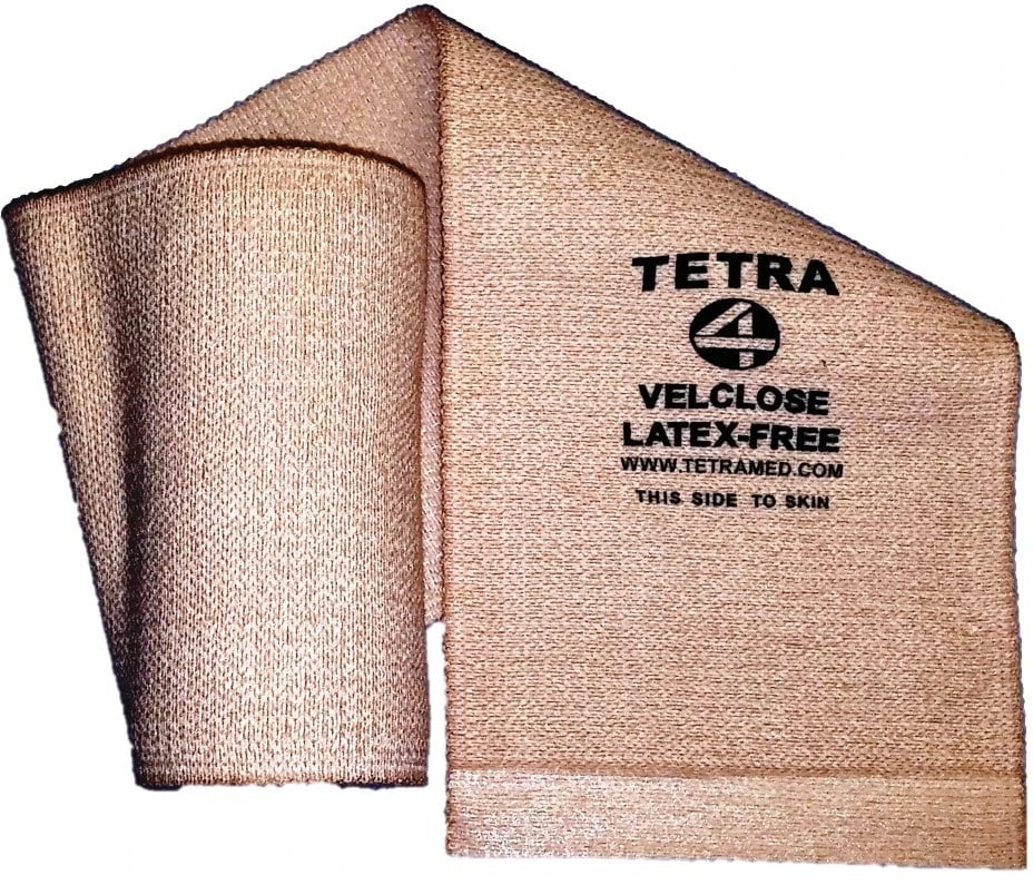 Tetra Medical Velclose Stretch Bandage, Elastic, 2" x 5 yd, 10/Box