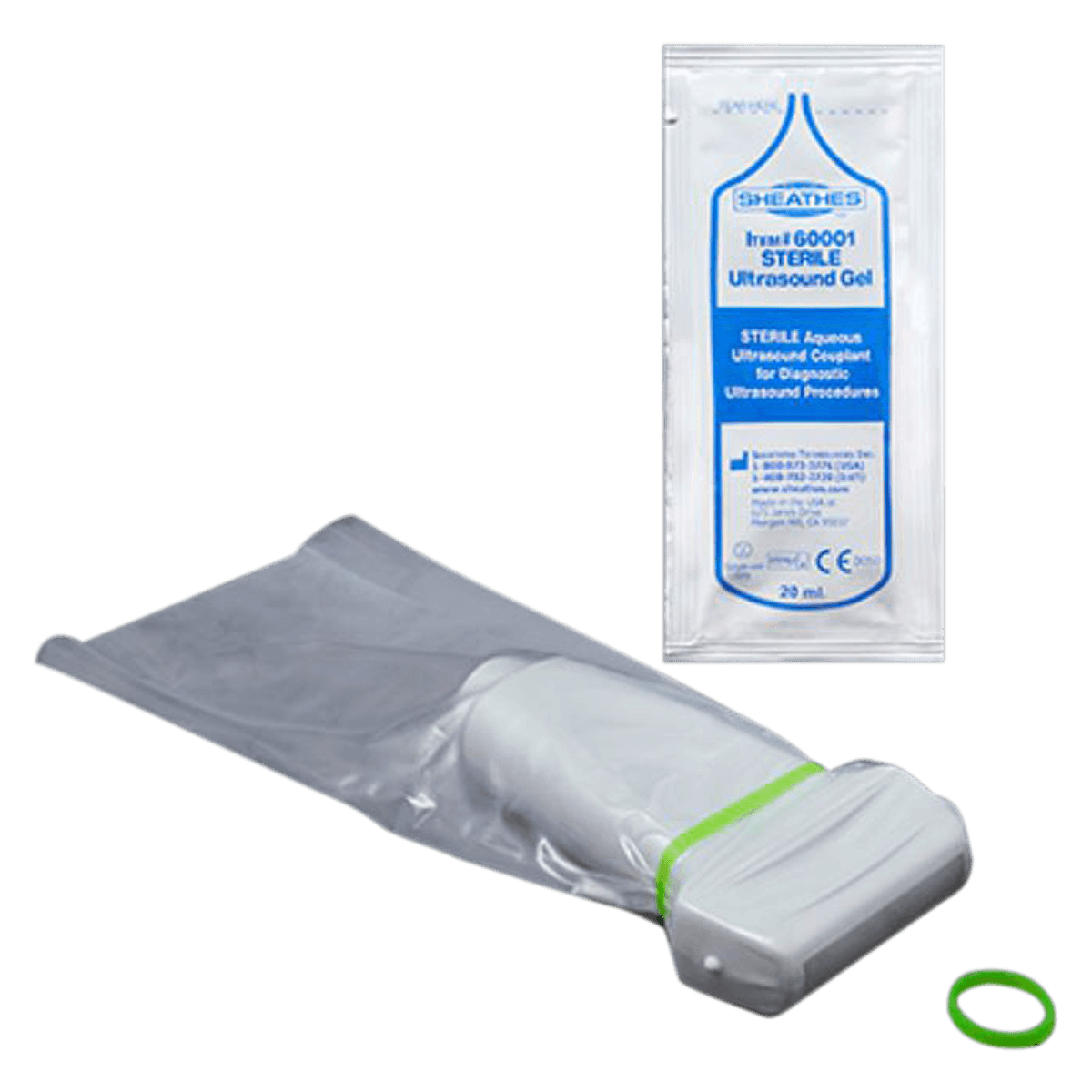 Sheathing Technologies Ultrasound Probe Cover, 2.25 in x 8 in, 75/Case