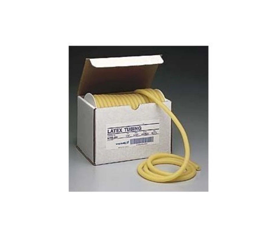 Kent Elastomer Products Latex Rubber Tubing, Amber, 1/4" ID x 1/2" OD, 50 ft Length, on Reel