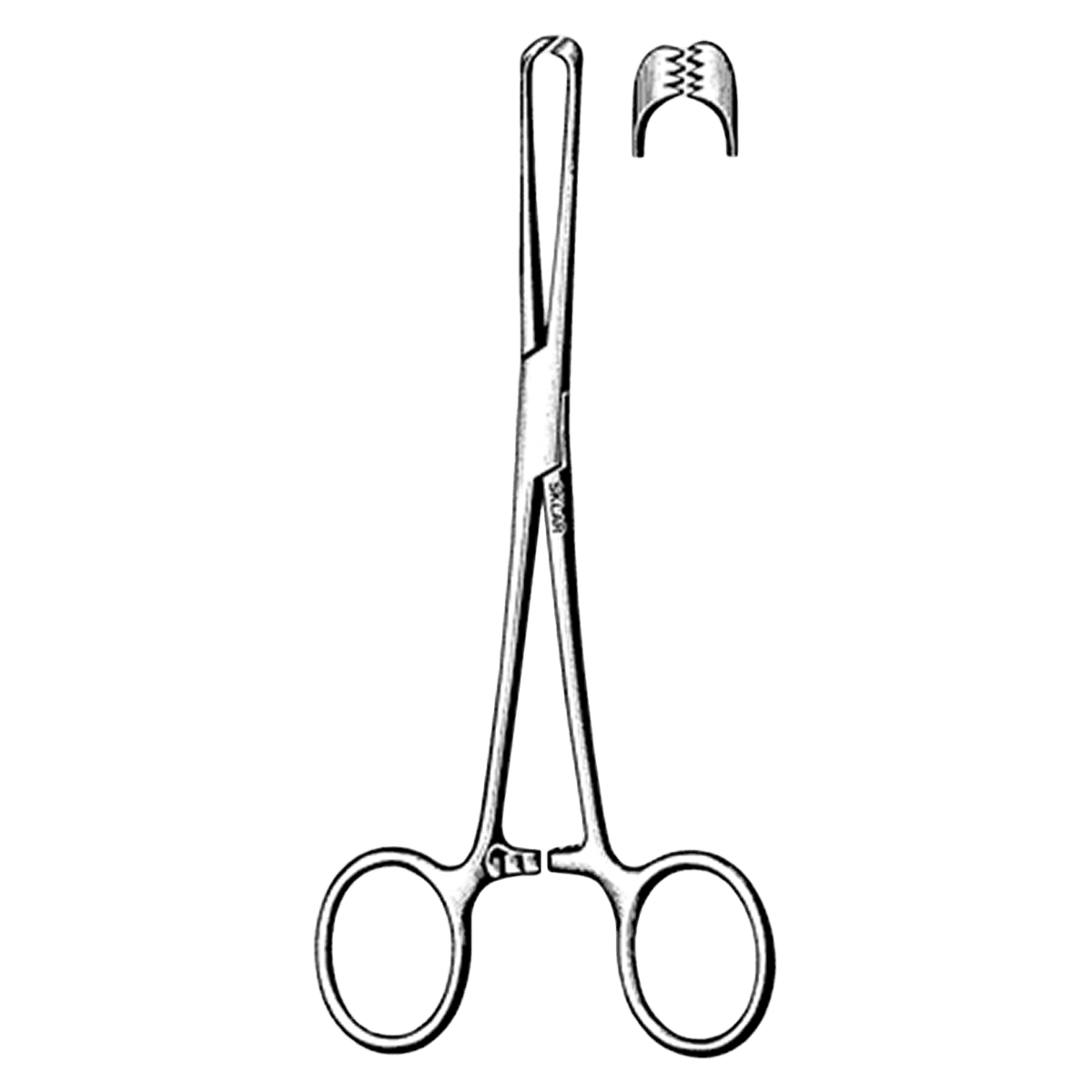Sklar Allis Tissue Forceps, Straight, 20" (51 cm), Stainless Steel, Each