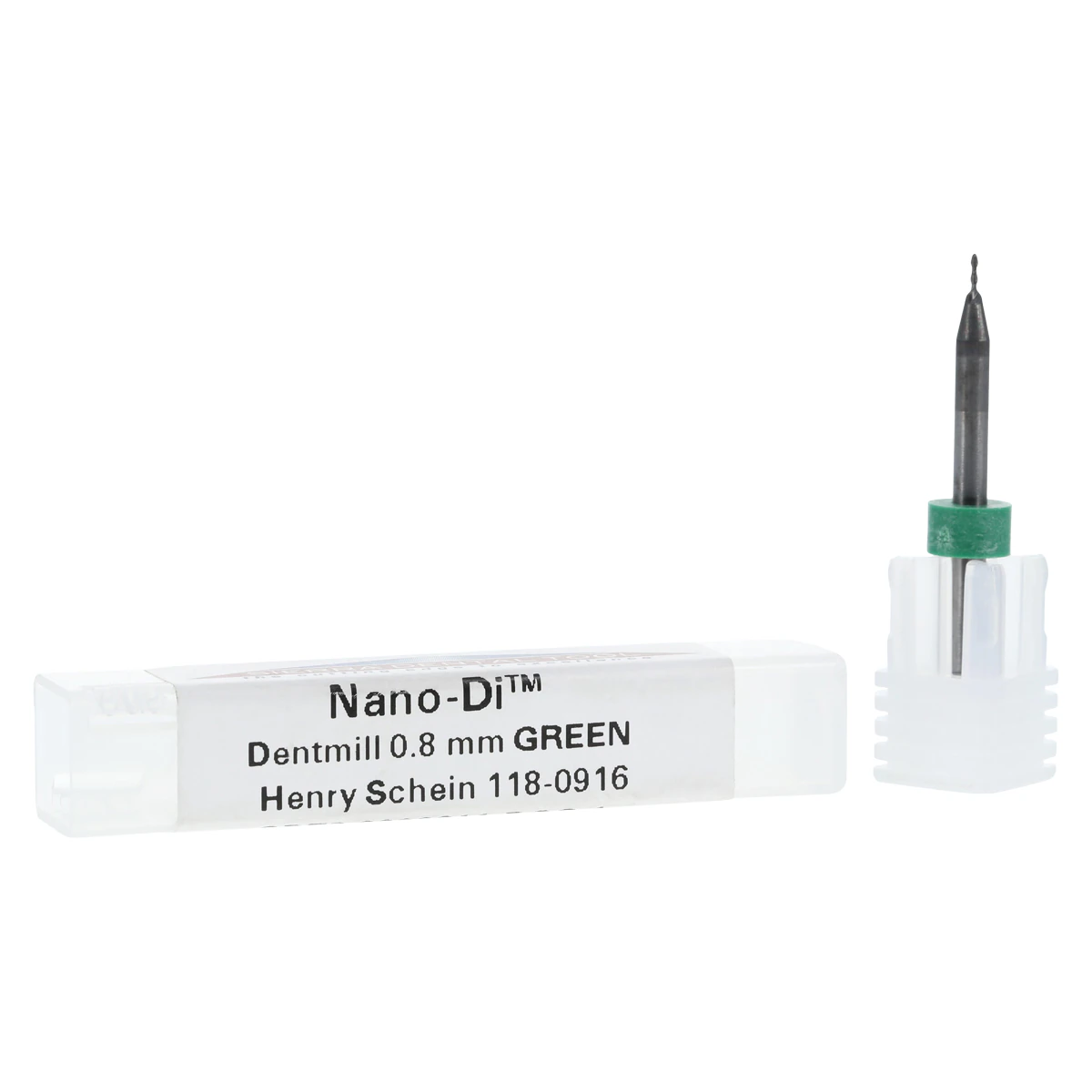 Nano-Di Dentmill Green Milling Bur, 0.8mm, Each
