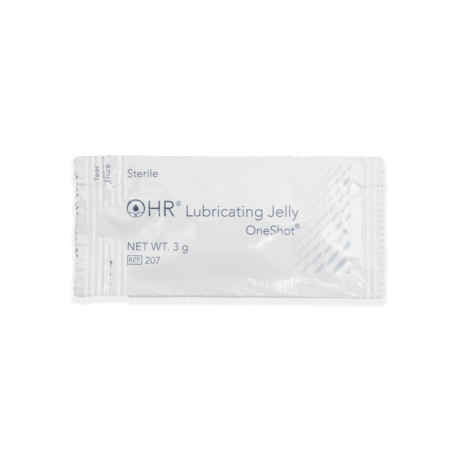 HR Healthcare One Shot Lubricating Jelly, 3g Packet, 144/Box