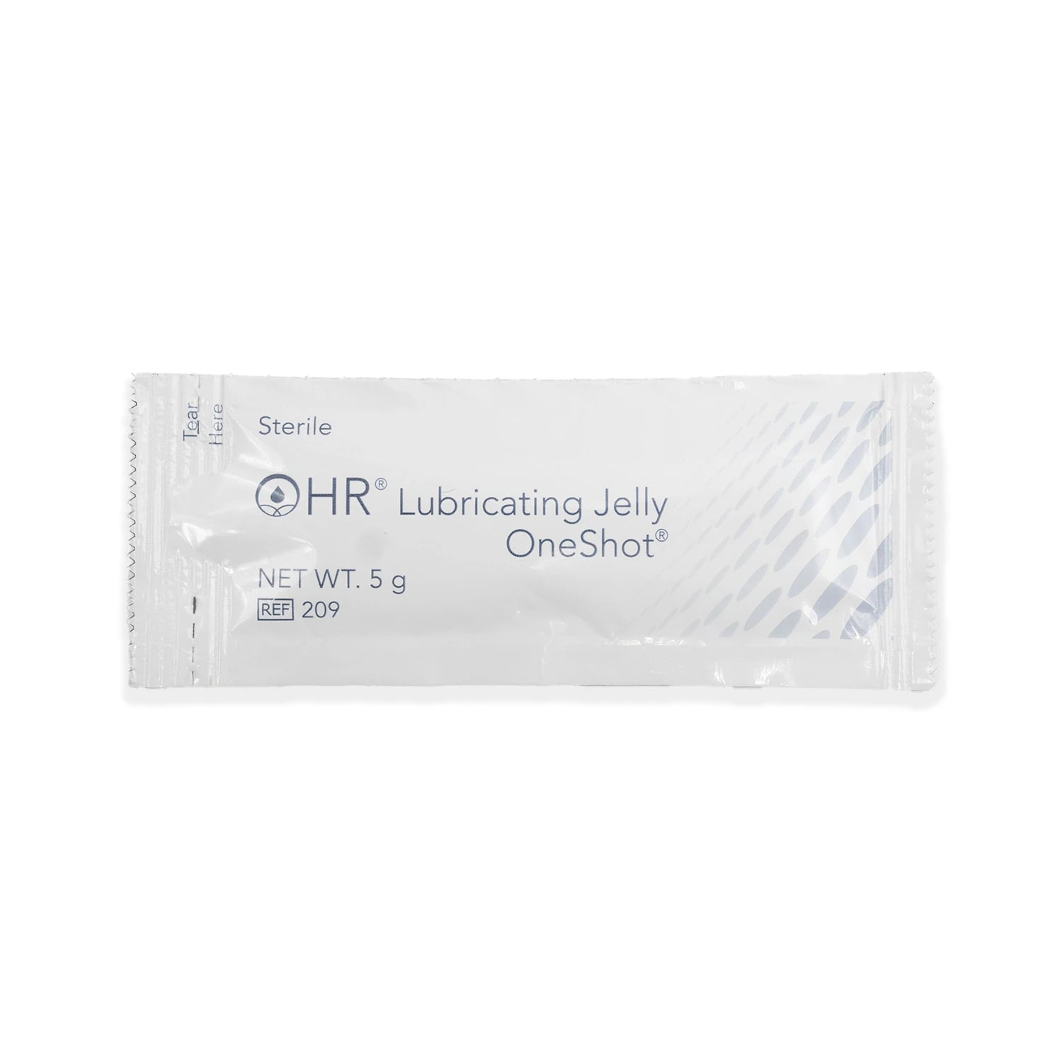 HR Healthcare One Shot Lubricating Jelly, 5 g Packet, 144/Box
