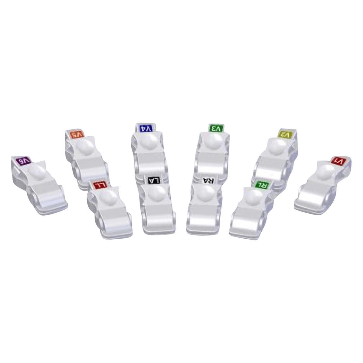 Universal Clip Adapter for ECG/EKG, 10/Bag