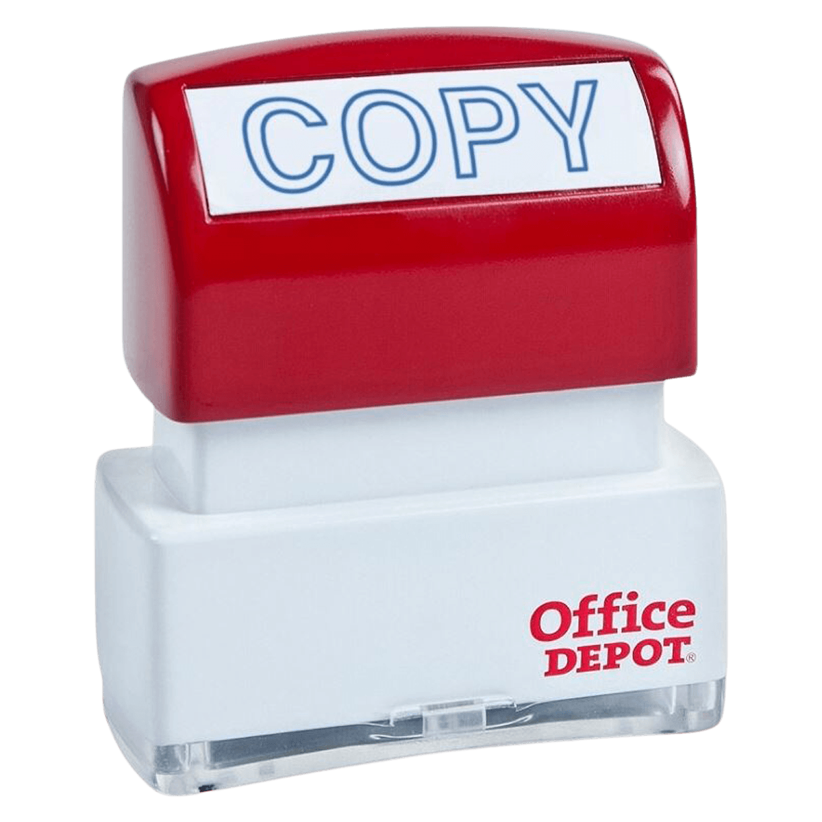 Office Depot Brand Pre-Inked Message Stamp "COPY", Blue, Each