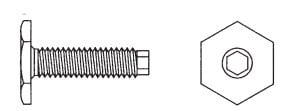 Hex Nut 5/16-18, for Wheel, Each