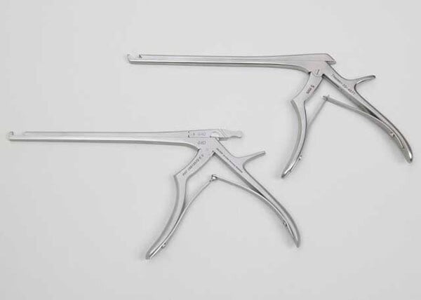 Kerrison Rongeur, 40-Degree Upward, 7" Shaft, 2mm Footplate, Stainless Steel