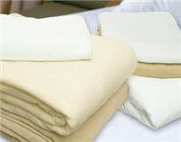 Calderon Textiles Thermal Blanket, Jewel Weave, Beige, Cotton/Polyester, 66" x 90"