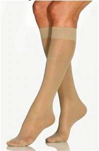 BSN Medical UltraSheer Compression Stocking, Knee High, Open Toe, XL, Black