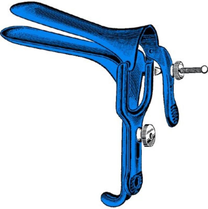 Sklar Instruments Graves Vaginal Speculum, Stainless Steel/Coated, Without Loop