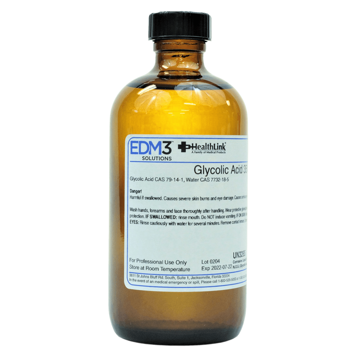 Glycolic Acid Reagent 35%, 8 oz Bottle