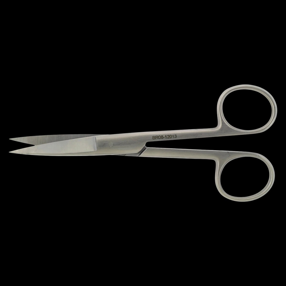 BR Surgical Operating Scissors, Straight, 5" Stainless Steel, Non-Sterile, Reusable, Each