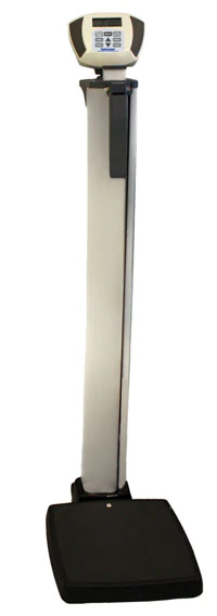 Healthometer EMR Digital Scale with Height Rod and BMI, 600 lb Capacity, LCD Display