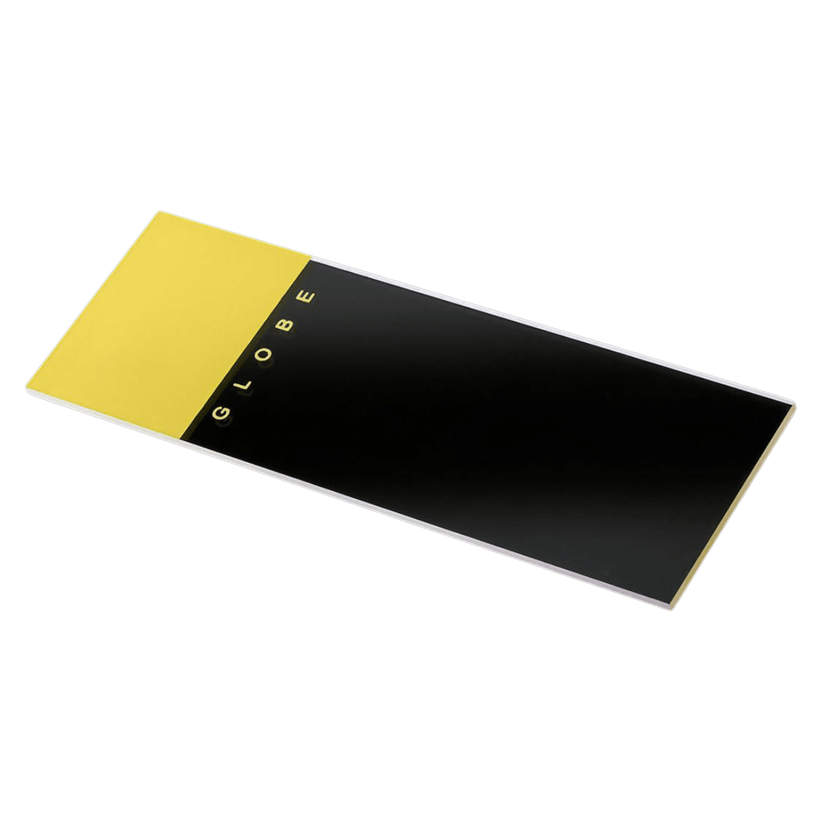 Globe Scientific Frosted Microscope Slide, 1-Side Frosted, 25x75x1mm, Yellow, 90° Grounded Edges, 1440/Case