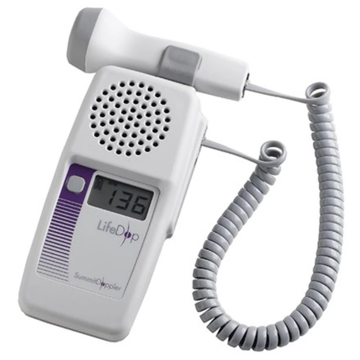 Lifedop Handheld Fetal Doppler with 2MHz Probe, LCD Display, Each