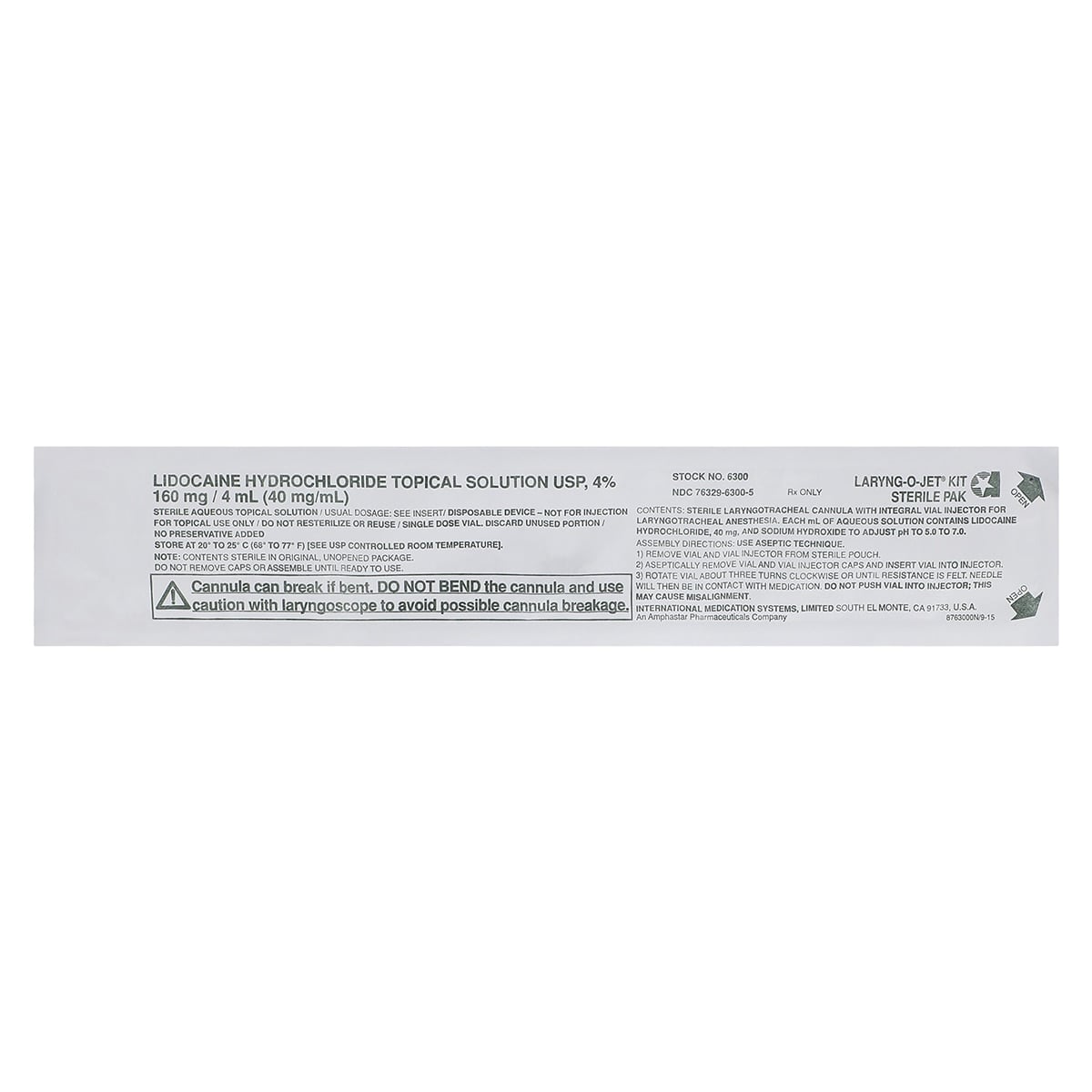 Lidocaine HCl Topical Solution 4%, 40mg/mL, SDV, 4mL, 25/Package