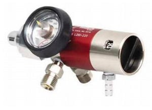 Oxygen Regulator, Rhino, Aluminum/Brass, Each