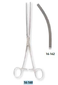 Doyen Intestinal Forceps, Straight, 9" (23 cm), Stainless Steel, Autoclavable, Each