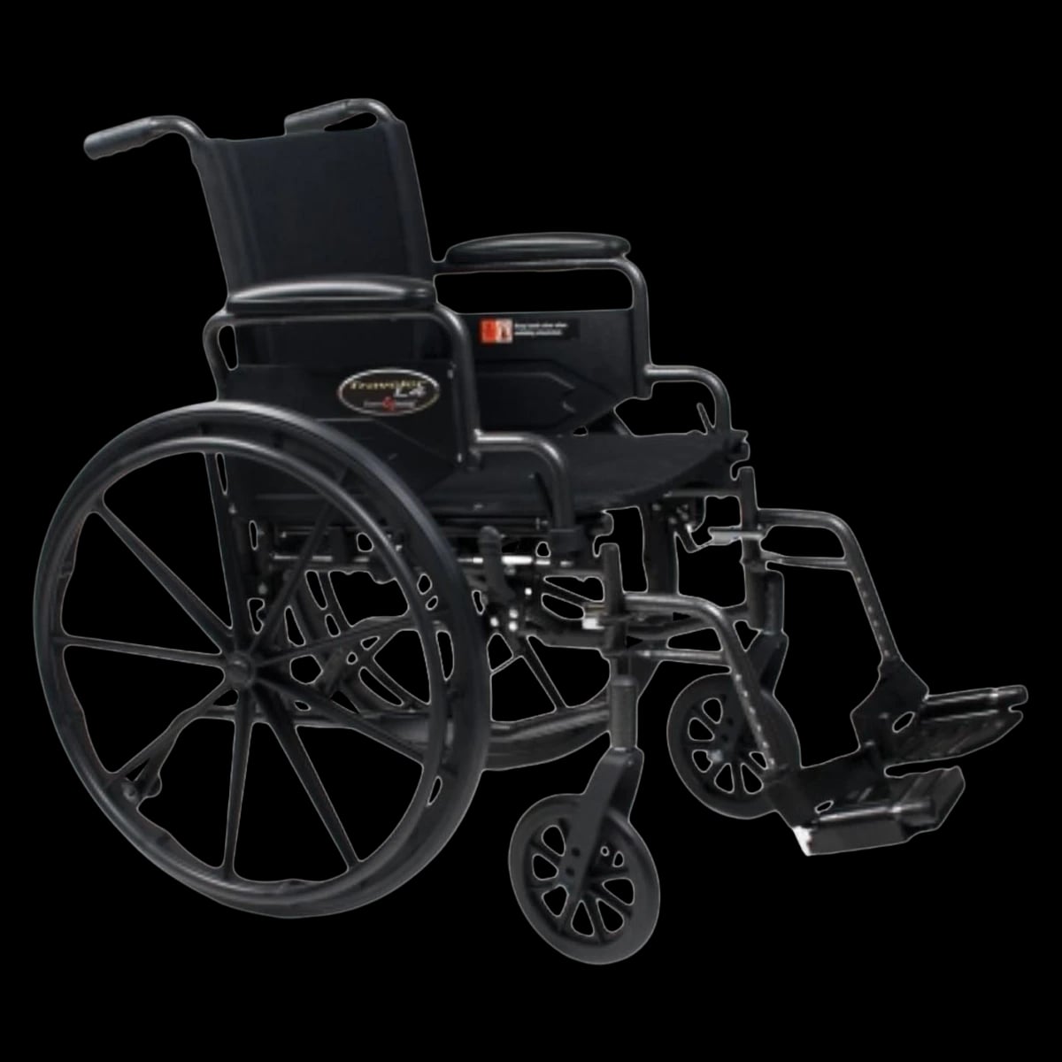 Graham-Field Traveler L4 Transport Wheelchair, 18" x 16" Seat, 300 lb Capacity