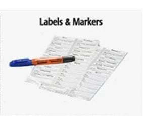 Correct Medication Label System, White/Black, 9/16" x 1-7/8", 100/Case