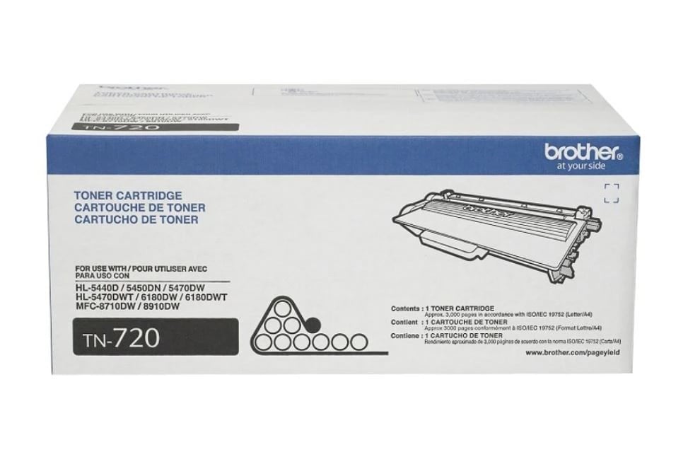 Brother TN-720 Black Toner Cartridge