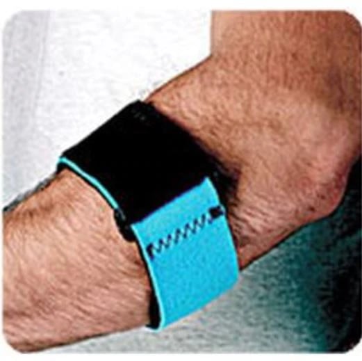 Scott Specialties Strap Tennis Elbow Support, Neoprene, Blue, One Size (Fits 7-15")