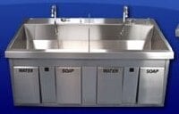 MAC Medical Carrier Dual Sink for Standard Surgical Scrub Sinks