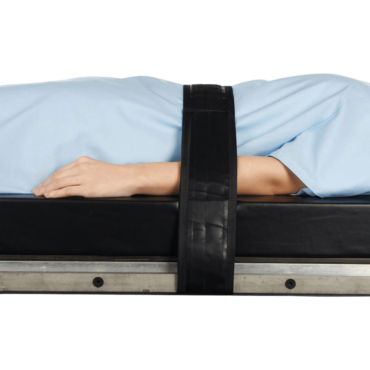 AliMed Positioning Strap, Narrow, Black, 75" x 3"