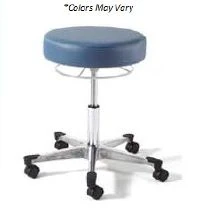 Graham-Field Exam Stool without Back with Hand Ring, Black