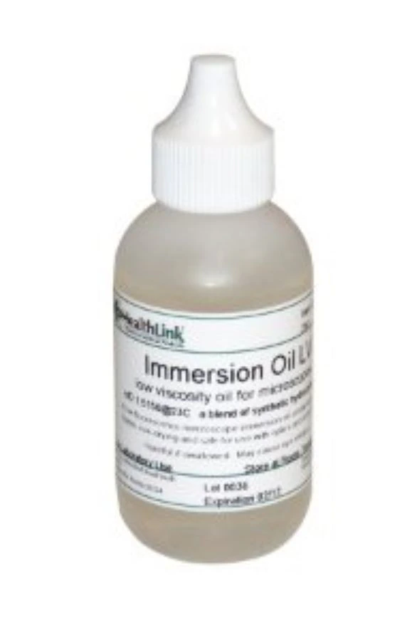 Low Viscosity Immersion Oil, 2 oz Bottle