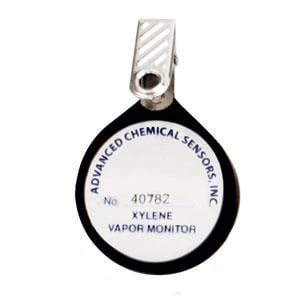 Advanced Chemical Sensors Xylene Vapor Monitor, Prepaid Analysis, 30° Labeling Area, 5/Case