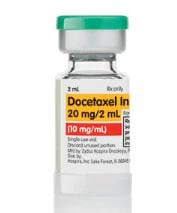 Docetaxel Injection 10 mg/mL, Single-Dose Vial, 2 mL, Flip-Top (Pfizer Injectables)