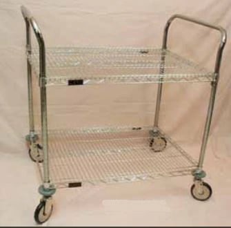 Healthmark Utility Cart, 2-Shelf, 24x36"